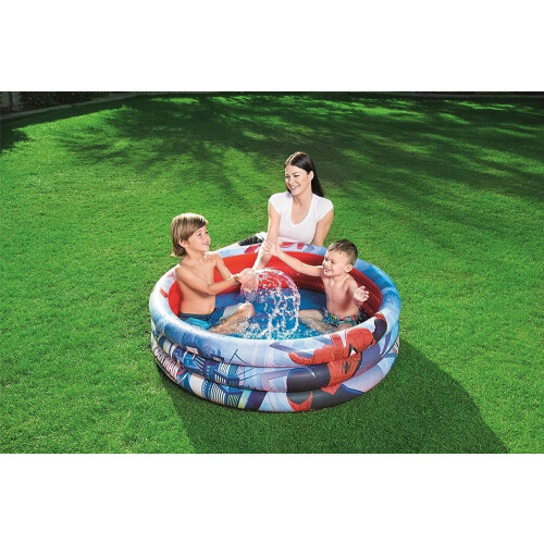 Bestway Spider-Man Inflatable Pool - 122x30 cm, 200L, Ages 3+ 2