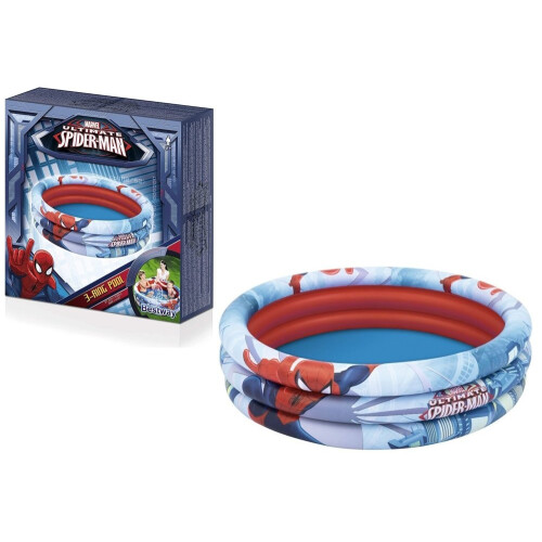 Bestway Spider-Man Inflatable Pool - 122x30 cm, 200L, Ages 3+ 1