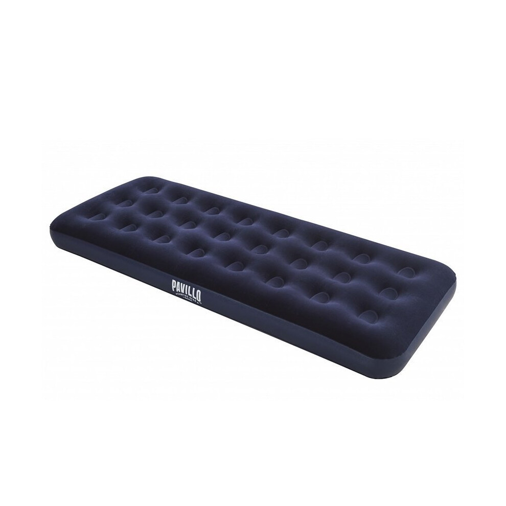 Navy Blue Velor Single Mattress for Indoor/Outdoor Use