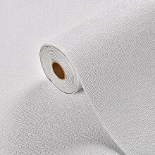 (White) Self Adhesive Wallpaper Waterproof Linen Real Texture 3m Bedroom Laundry Dining
