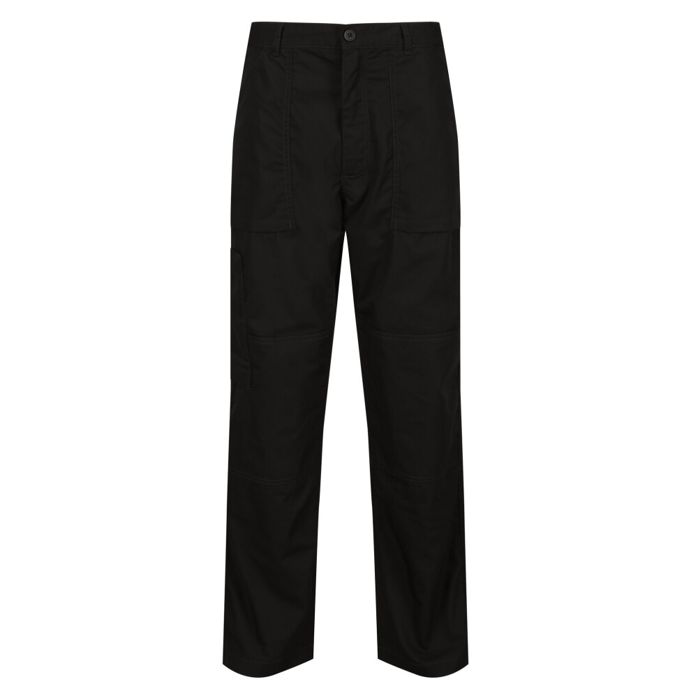 (28W x Long, Black) Regatta Mens New Lined Action Trouser (Long)-image-OPC-PF762Z9-NEW