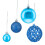 Christbaumkugeln im 150er-Set 6
