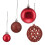 Bolas de árvore de Natal em um conjunto de 50 6
