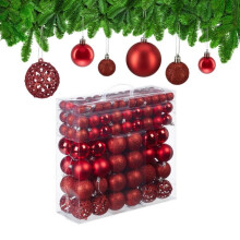 Bolas de árvore de Natal em um conjunto de 50