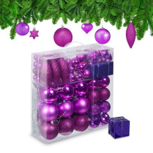Christbaumkugeln im Set à 110 Stück