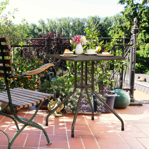 Rechteckiger Gartentisch 2