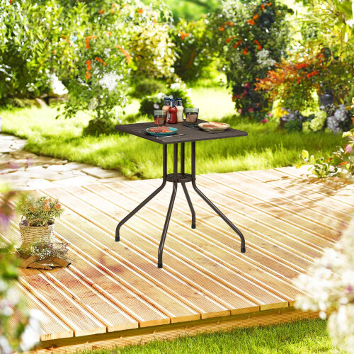 Rechteckiger Gartentisch 1
