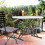 Klappbarer Gartentisch, höhenverstellbar 3