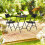 Runder Gartentisch in Rattanoptik 2