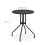 Round garden table in rattan look 4