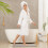 Bathroom stool with handle 3