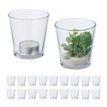 Wärmekerzenglas-Set 20-tlg