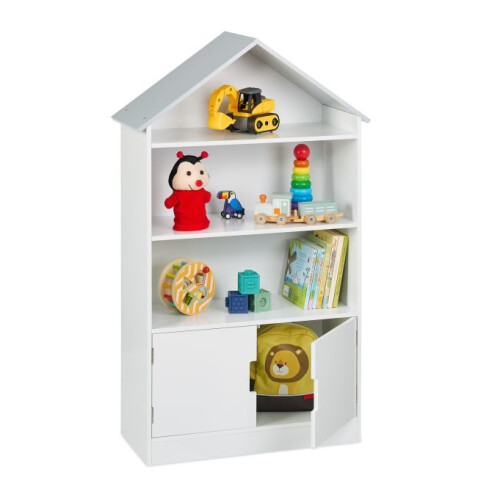 Hausförmiges Regal für Kinder