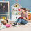 Hausförmiges Regal für Kinder 3