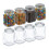 8er-Set Vorratsgläser mit Deckel 750 ml 1