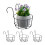 4er-Set Blumentopfhalter für den Balkon 1
