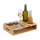 Couchtisch mit Tablett aus Edelstahl 1