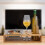 Couchtisch mit Tablett aus Edelstahl 2