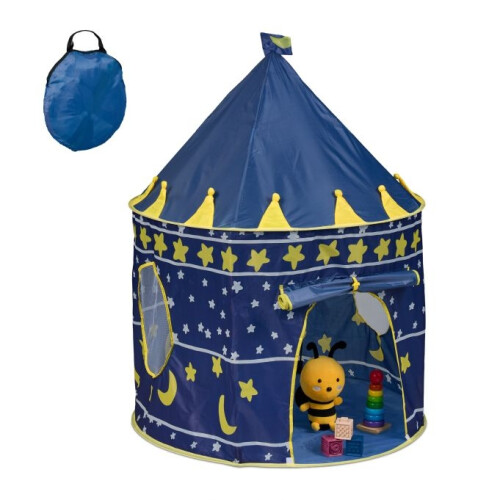 Spielzelt mit Mond und Sternen