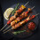 Frigarui de kebab din bambus, set 500 buc 2