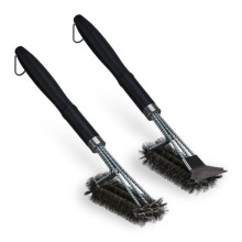 Grillbürste Edelstahl 2er Set
