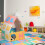 Bunte Puzzlematte mit ABC und Zahlen 2