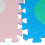 Bunte Puzzlematte mit ABC und Zahlen 7