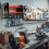 Wall tool storage 4 cordless screwdrivers 2