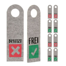 Türschild Besetzt Frei 10er Set