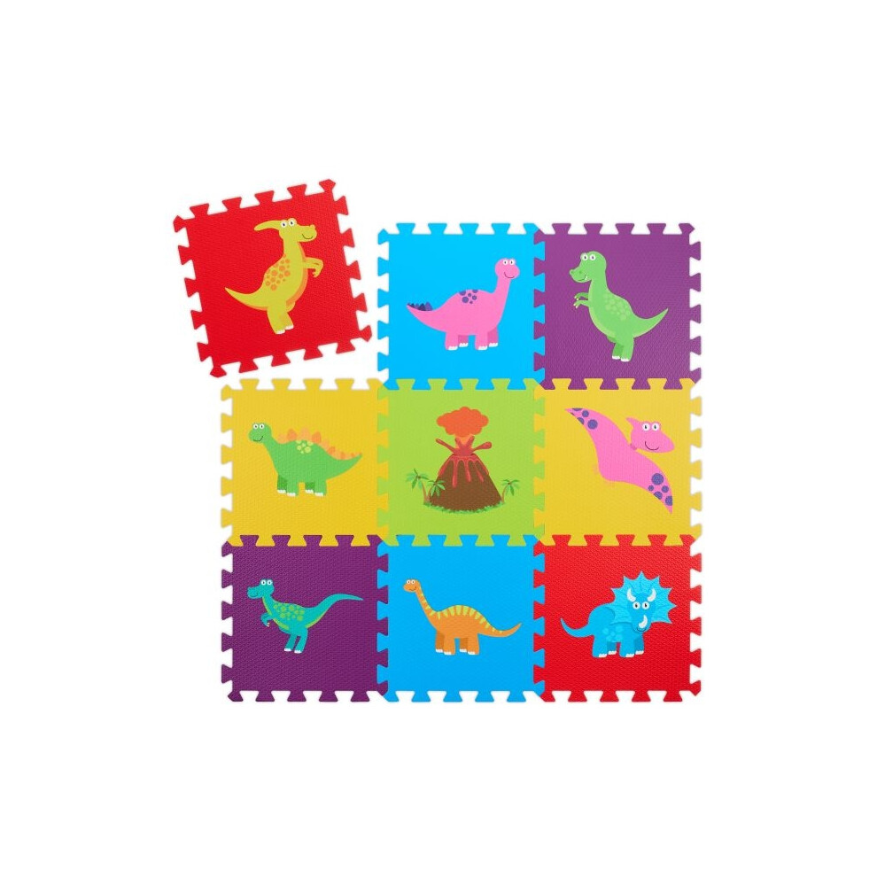 Puzzle Mat Dinosaur Colorful B2x