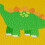 Puzzlematte Dinosaurier bunt 8