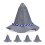 set di 5 cappelli Seppel con cordino blu e bianco 1