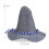 set di 5 cappelli Seppel con cordino blu e bianco 4