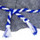set di 5 cappelli Seppel con cordino blu e bianco 7