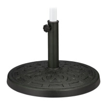 Soporte para sombrilla con aspecto de hierro fundido