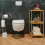 Toilettensitz aus Bambus und Edelstahl 5