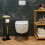 WC-Stuhl aus Bambus und Eisen 5