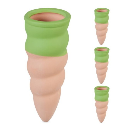 Gebogene Tonkegel im 4er-Set