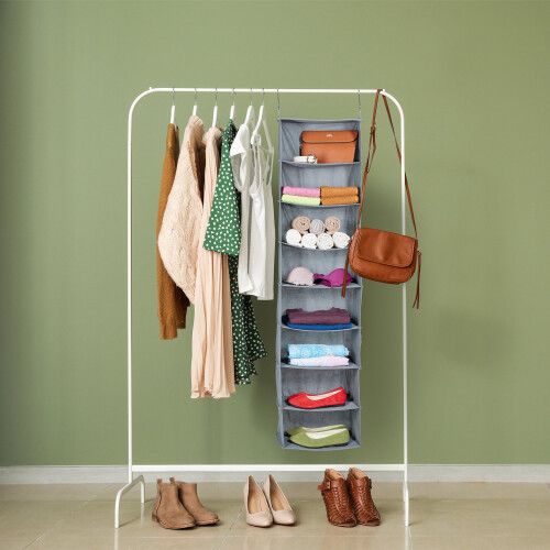 Hängeregal Kleiderschrank 8 Fächer 1