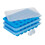 Ice cube molds set with 3 diamonds 1