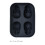 Totenkopf Eiswürfelform 2er Set 5