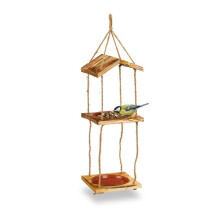 Vogelfutterstation mit 2 Näpfen