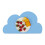 Tischsets für Kinder in Form von Wolken 1