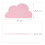 Tischsets für Kinder in Form von Wolken 4