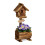 Dekoratives Vogelhaus mit Blumentopf 1