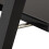 Black suitcase rack with shelf 7
