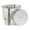 Galvanized ashtray with lid 1