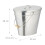 Galvanized ashtray with lid 4