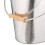 Galvanized ashtray with lid 8