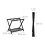 Black bamboo suitcase rack 4
